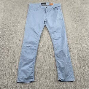 Baldessarini Jeans Mens W34 L34 Blue John 16511 Slim Fit Mid Rise Narrow Leg